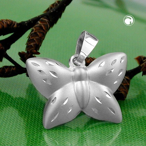 Schmetterling Anhänger aus 925 Silber