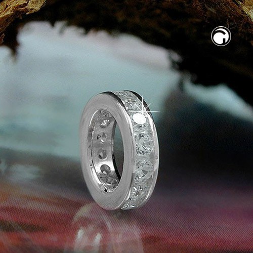 Anhänger Taufring mit Zirkonia 925er Silber