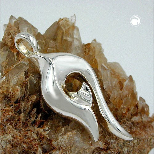 Anhänger aus 925 Sterlingsilber abstrakt