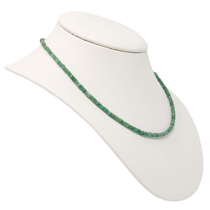 Kette aus Smaragd grün