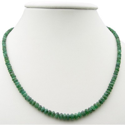 Kette aus echtem Smaragd Edelsteinkette grün