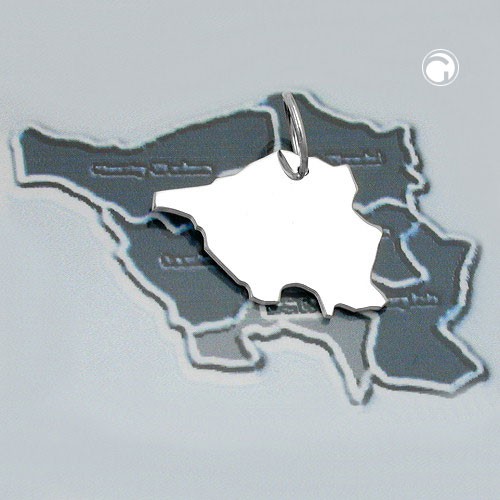 Saarland Anhänger aus 925 Silber