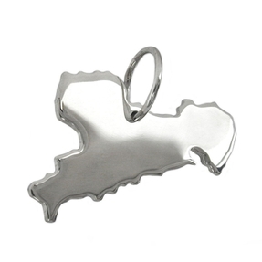 Sachsen - Anhänger BRD Land Bundesland 925 Echt Silber Unisex Silberanhänger