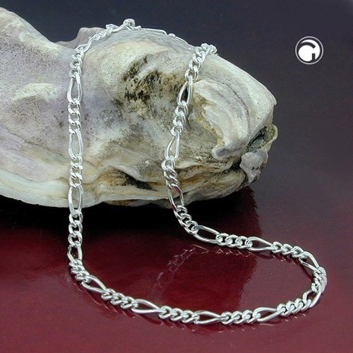 2mm Figarokette 925 Silber 50cm Unisex