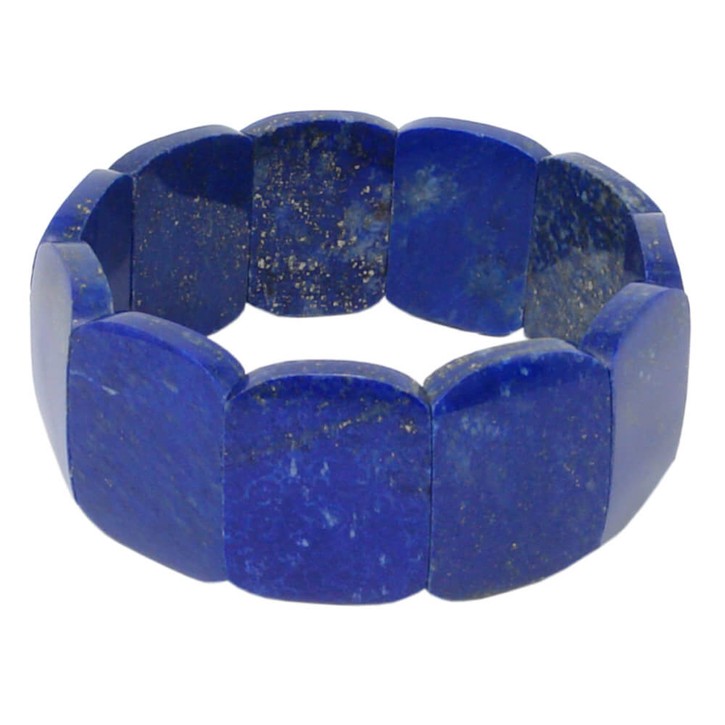 Armband aus Lapis-Lazuli blau 25mm breit