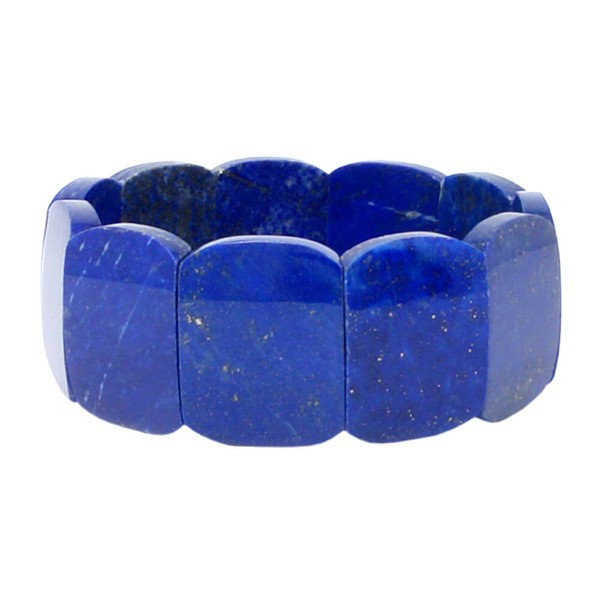 Armband aus Lapis-Lazuli blau 25mm breit