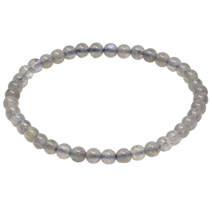 Armband aus Labradorit Ø 4mm endlos dehnbar