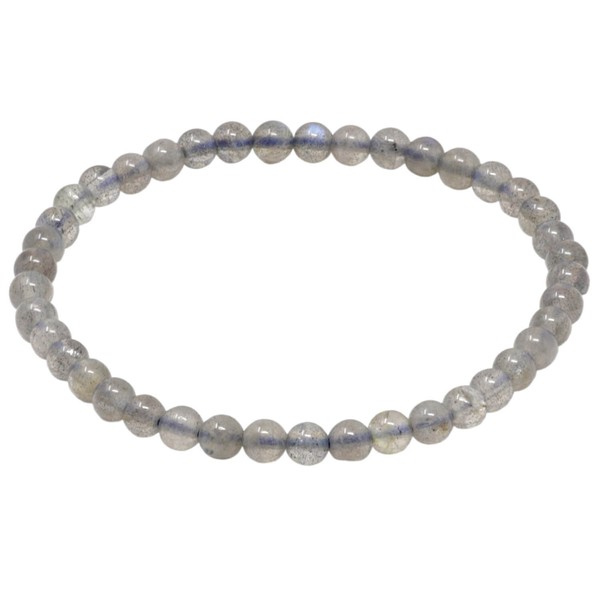 Armband aus Labradorit Ø 4mm endlos dehnbar