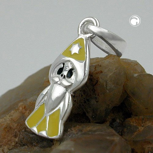 Anhänger Zauberer 925 Silber Kinder