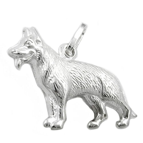 Anhänger Kettenanhänger Schäferhund 925 Silber Unisex Silberanhänger Anhänger Kettenanhänger Schäferhund 925 Silber Unisex Silberanhänger