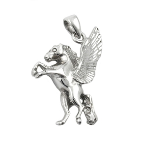 Anhänger Kettenanhänger Pferd mit Flügel echtes 925 Silber für Damen Anhänger Kettenanhänger Pferd mit Flügel echtes 925 Silber für Damen