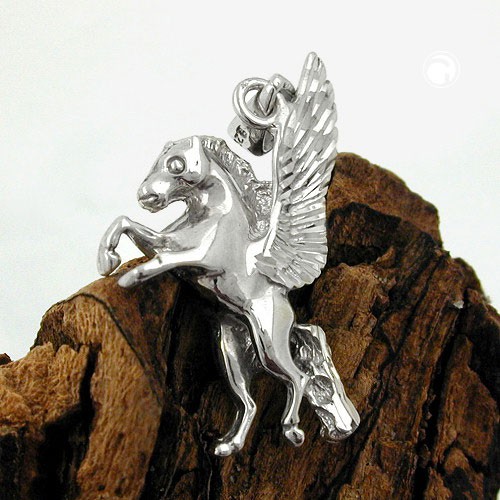 Anhänger Pferd mit Flügel echtes 925 Silber Damen