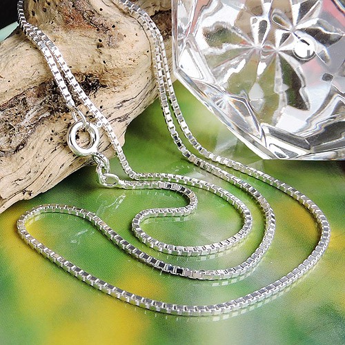 1mm Venezianerkette 925 Silber 36cm