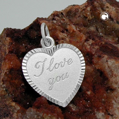Anhänger Herz I love you 925 Silber
