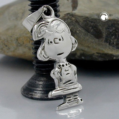 Anhänger kleines Mädchen Trickfilm 925 Silber