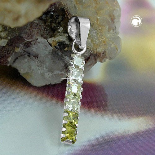 Anhänger viele Zirkonias 925 Silber