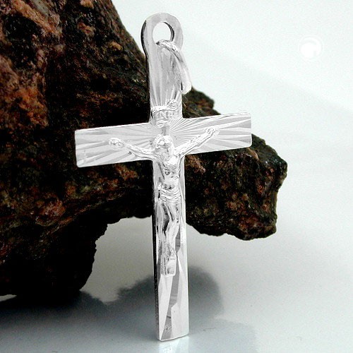 Anhänger Kreuz Jesus 925 Silber