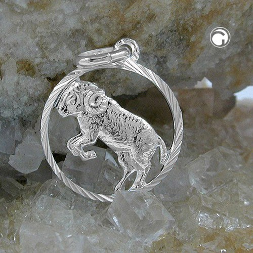 Anhänger Sternzeichen Widder 925 Silber