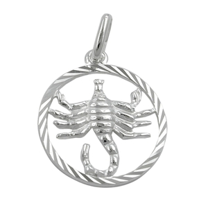 Anhänger Silberanhänger Sternzeichen Skorpion 925 Silber Damen