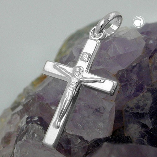 Kettenanhänger Kreuz mit Jesus 925 Silber