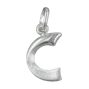 Anhänger Silberanhänger Buchstabe C aus echtem 925 Silber Unisex