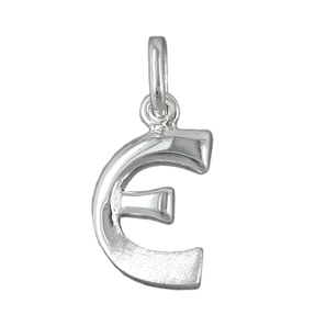 Anhänger Silberanhänger Buchstabe E aus echtem 925 Silber Unisex