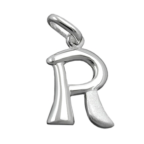 Anhänger Silberanhänger Buchstabe R aus echtem 925 Silber Unisex Anhänger Silberanhänger Buchstabe R aus echtem 925 Silber Unisex