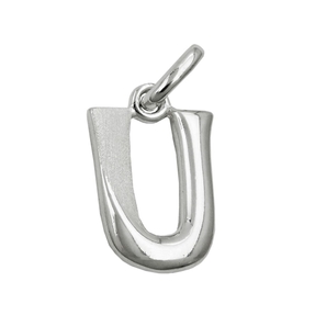 Anhänger Silberanhänger Buchstabe U aus echtem 925 Silber Unisex