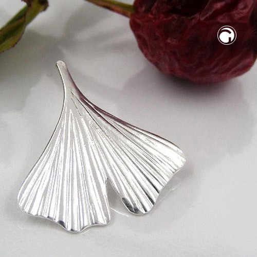 Anhänger Ginkgoblatt 925 Silber