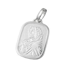 Anhänger Silberanhänger Maria mit Jesuskind 925 Echtsilber Unisex Anhänger Silberanhänger Maria mit Jesuskind 925 Echtsilber Unisex