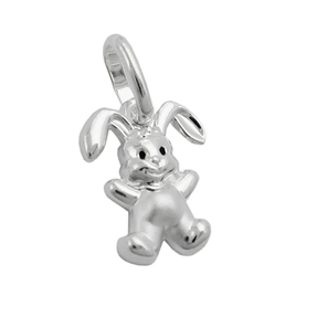Anhänger Silberanhänger kleiner Hase Häschen 925 Silber für Kinder