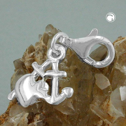 Charm Seemannsgrab Glaube Liebe Hoffnung 925 Silber
