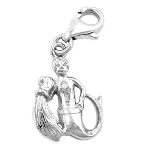 Anhänger Einhänger Charm Sternzeichen Wassermann 925 Silber Damen