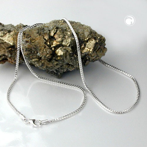 1,5mm Kette Fuchsschwanz 925 Silber 50cm