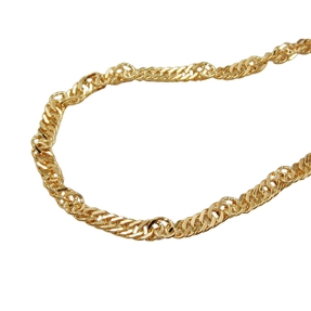 1,8mm Singapurkette Kette Collier Halskette 375 Gelbgold Damen 50cm 1,8mm Singapurkette Kette Collier Halskette 375 Gelbgold Damen 50cm