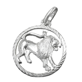 Anhänger Kettenanhänger Sternzeichen Löwe aus 925 Silber Unisex