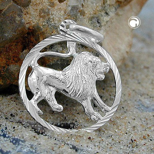 Anhänger Sternzeichen Löwe aus 925 Silber