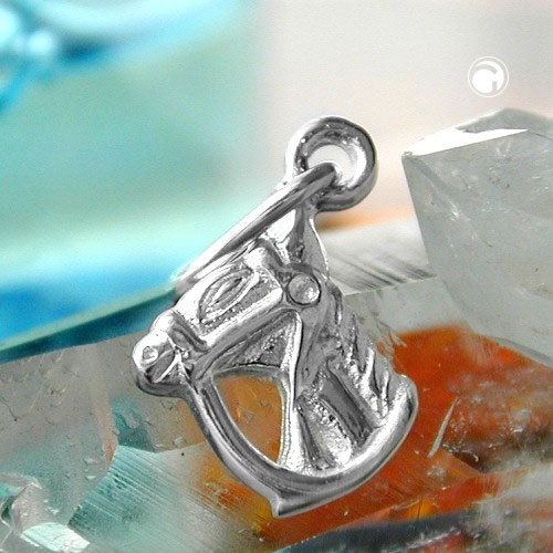 Anhänger Pferdekopf aus 925 Silber