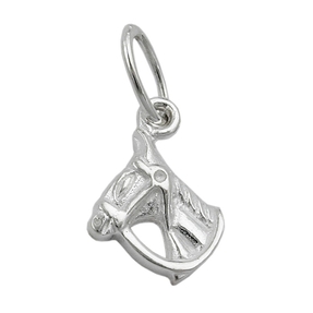 Anhänger Pferd Pferdekopf aus 925 Sterling Silber Kettenanhänger Kinder