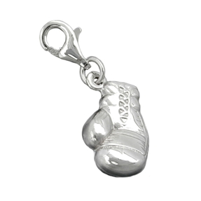 Anhänger Boxhandschuh Einhänger Charm aus 925 Silber rhodiniert Damen