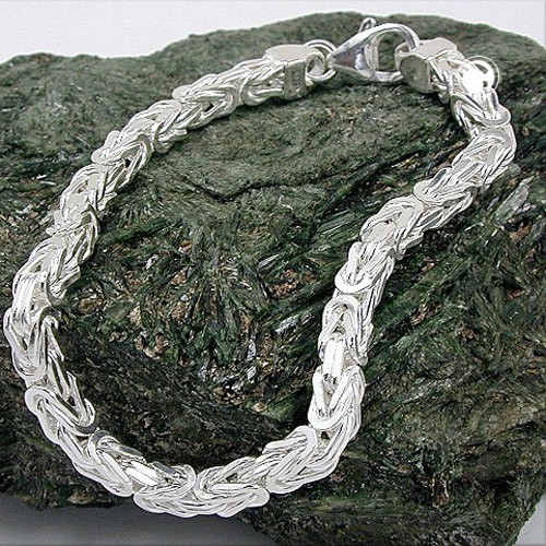 4mm Königskette 925 Silber 55cm Unisex