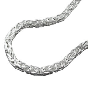 4mm Königskette Halskette Kette Collier 925 Silber 55cm Unisex