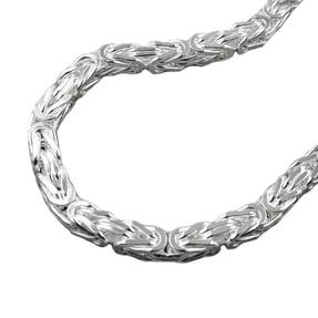6mm Königskette Halskette Kette Halsschmuck 925 Silber 55cm Herren