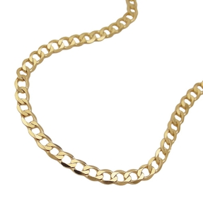 3,3mm Armband Panzerkette Armkette aus 585 Gold Gelbgold 19cm Damen