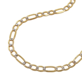 2,7mm Figaro-Panzerkette Halskette Collier Kette 585 Gold 45cm 2,7mm Figaro-Panzerkette Halskette Collier Kette 585 Gold 45cm