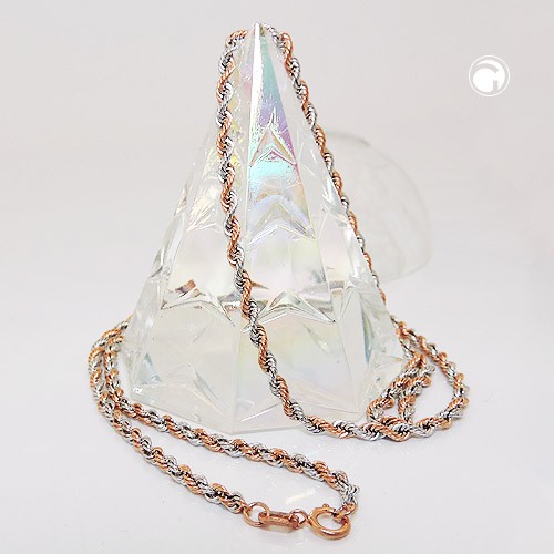 2mm Kordelkette dünn 375 Gold 45cm Damen