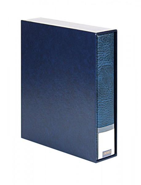 Album numismatique PUBLICA M avec 10 feuilles-bleu