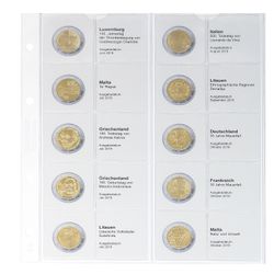 Alu-Münzkoffer für alle 2-Euro-Münzen