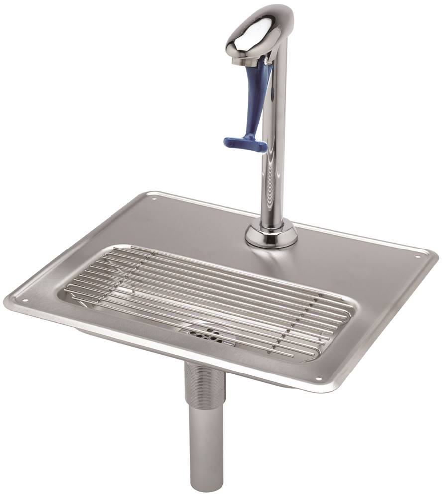 Wasserspender mit Becken aus CNS Anschluss 1/2