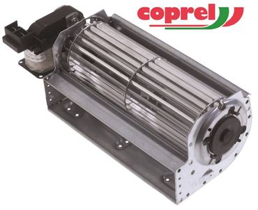 CORPREL TFR(FN) Querstromlüfter 50W Walze ø 60x360mm Motor Rechts - Für Kühlgeräte Querstromventilator Kältetechnik 230V